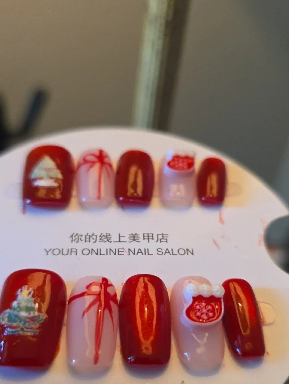 N/A festive red